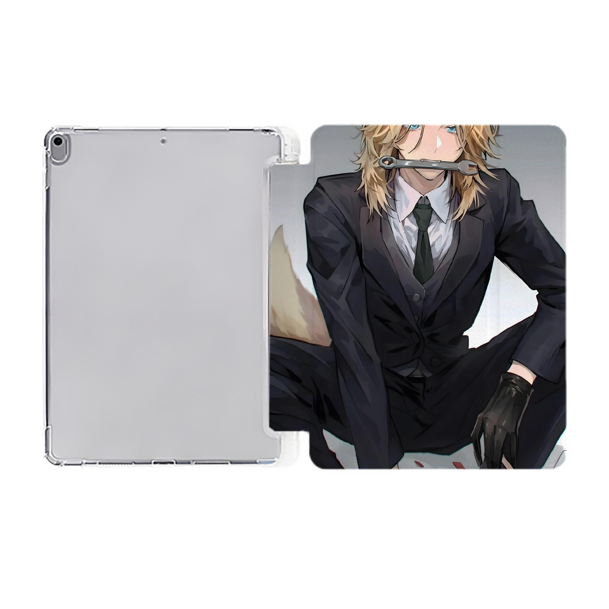 （画像用） 東京リベンジャーズ Tokyo Revengers IPad ケース ペン収納付き 三つ折りスタンド PUレザー×シリコン 対応機種9.5/10.5/10.9インチ